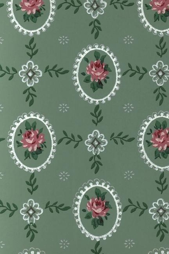 Journal: Antique Wallpaper Design Cover Notebook - Blank Book / Sketch / Drawing Book - 6 X 9 Paper - Unlined Journal - 100 Pages