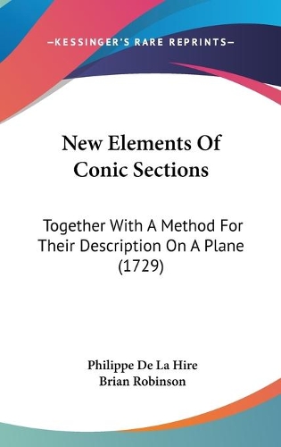 New Elements Of Conic Sections