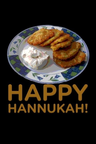 Happy Hannukah!: Christian Prayer Journal- Hanukkah Festival Of Lights Chanukah Israel Hebrew Mini Notepad Gift College Ruled (6"X9")