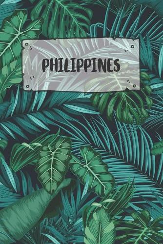Philippines: Dotted Travel Diary Notebook or Journey Dotted Grid Journal - Holiday Trip Pocketbook for Men and Women with Dots