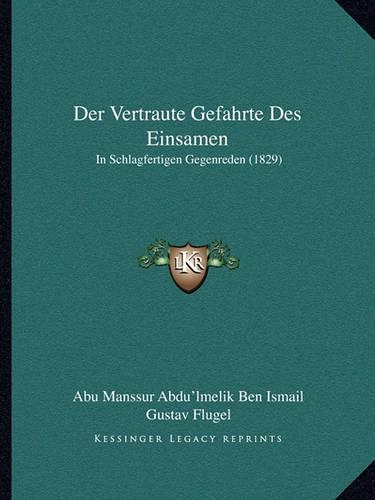 Der Vertraute Gefahrte Des Einsamen