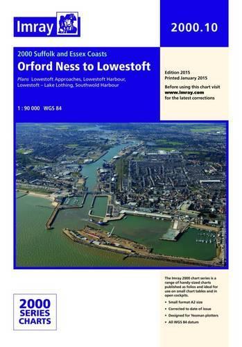 Imray Chart 2000.10: Orford Ness to Lowestoft