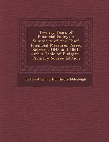 Twenty Years of Financial Policy