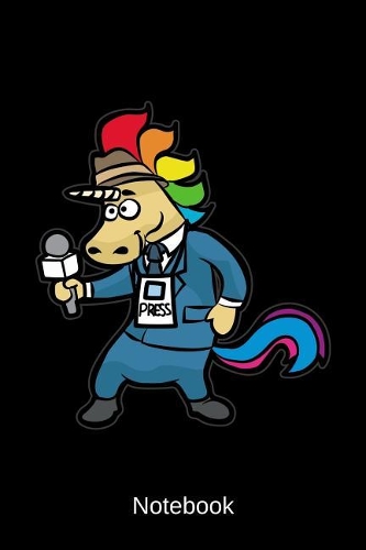 Notebook: News Reporter Unicorn