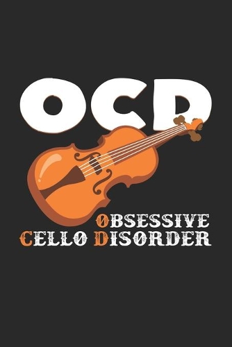 OCD Cello: 6x9 Cello - blank with numbers paper - notebook - notes