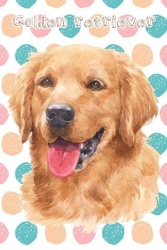 Golden retriever: Notebook, Blank Lined Page, 6x9 Inches, 100 Pages
