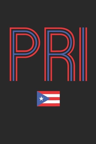 Vintage Puerto Rico Notebook - Puerto Rico Diary - Retro Puerto Rican Flag Journal - Puerto Rico Gifts: Medium College-Ruled Journey Diary, 110 page, Lined, 6x9 (15.2 x 22.9 cm)