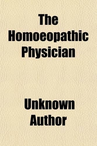 The Hom Opathic Physician Volume 7