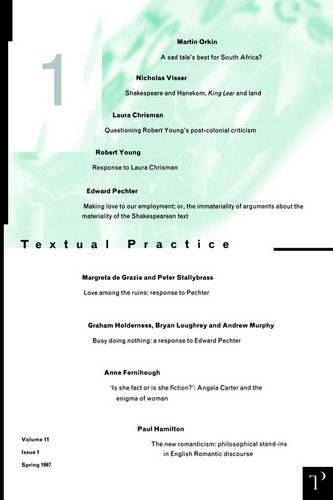 Textual Practice V11 Issue 1