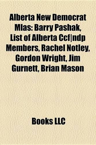 Alberta New Democrat Mlas