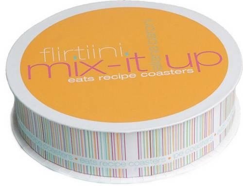 Flirtini Mix-It-Up Eats Recipe Coasters