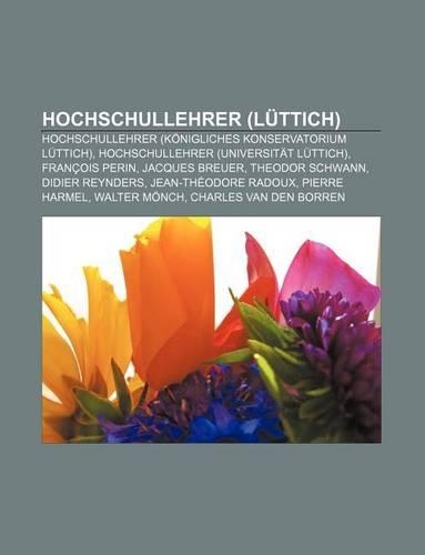 Hochschullehrer (Luttich): Hochschullehrer (Konigliches Konservatorium Luttich), Hochschullehrer (Universitat Luttich), Francois Perin