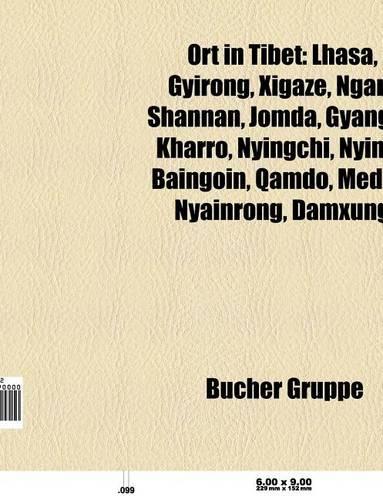 Ort in Tibet: Lhasa, Gyirong, Xigaze, Ngari, Shannan, Jomda, Gyangze, Nyima, Kharro-Statte, Nyingchi, Baingoin, Zhongba, Medog, Baqen, Qamdo