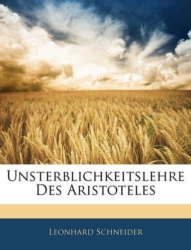 Unsterblichkeitslehre Des Aristoteles