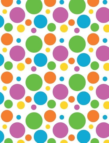 Bright Polka Dots Journal, Unlined Sketchbook: Blank Sketchbook Artist Notebook with Unlined Drawing Paper