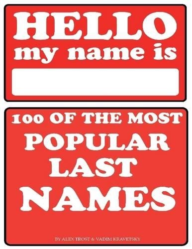 100 of the Most Popular Last Names