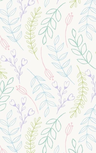 Pastel Botanic - Lined Notebook with Margins - 5x8: 101 Pages, 5 x 8, College Ruled, Journal, Soft Cover