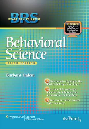 Brs Behavioral Science: (Board Review)