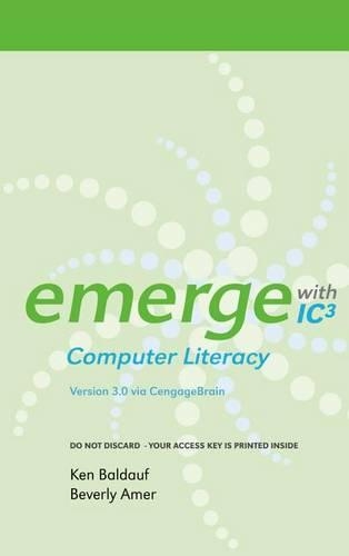 Cengage-Hosted Emerge with Computer Literacy 3.0 Printed Access Card