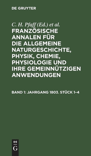 Jahrgang 1803. Stück 1-4