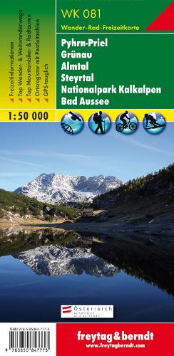 Pyhrn-Priel - Grunau - Almtal - Steyrtal - National Park Limestone Alps - Bad Aussee Hiking + Leisure Map 1:50 000