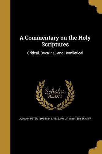 A Commentary on the Holy Scriptures
