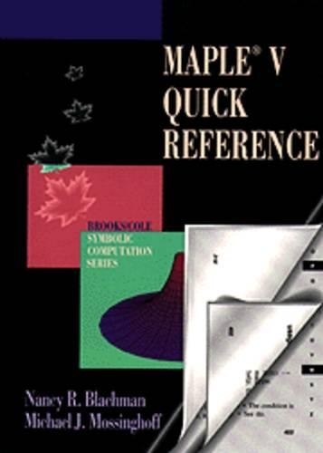 Maple V Quick Reference