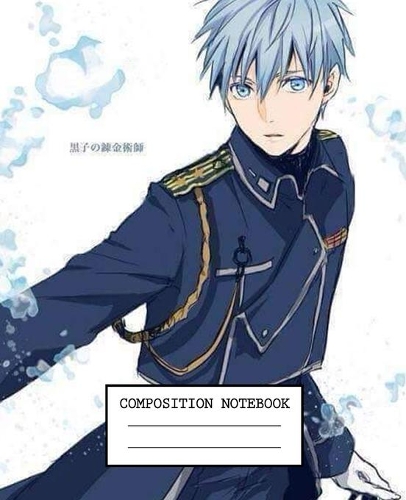 Composition Notebook: Fullmetal Alchemist Glossy Cover Wide Ruled Lined Pages Book 7.5 x 9.25 Inches 110 Pages