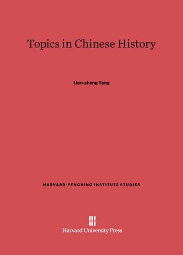 Topics in Chinese History