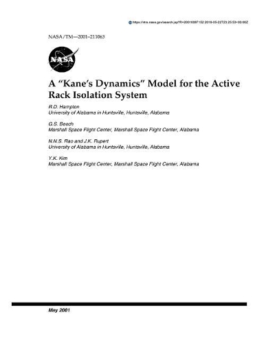 A "kane's Dynamics" Model for the Active Rack Isolation System