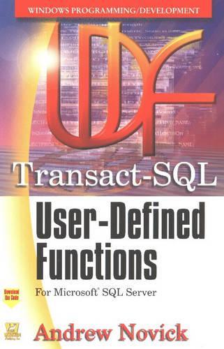 TRANSACT-SQL USER DEFINED FUNCTIONS