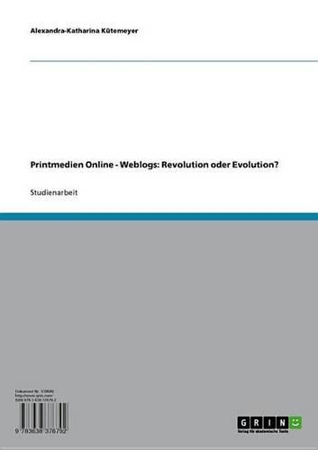 Printmedien Online - Weblogs