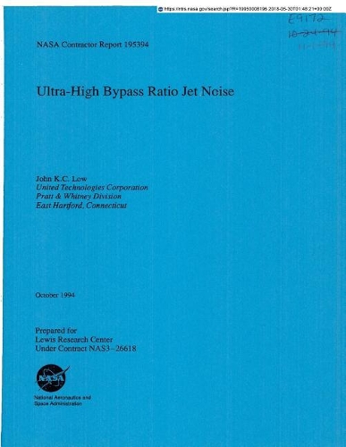 Ultra-High Bypass Ratio Jet Noise