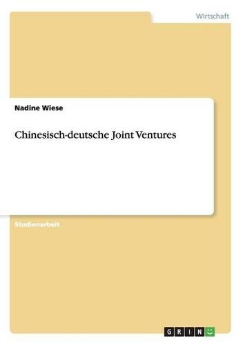 Chinesisch-deutsche Joint Ventures