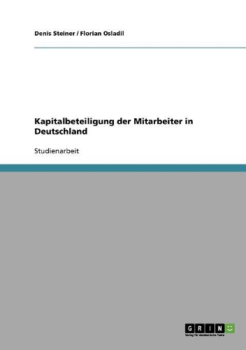 Kapitalbeteiligung der Mitarbeiter in Deutschland