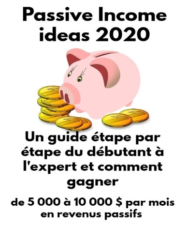 Passive Income ideas 2020 Un guide étape par étape du débutant à l'expert et comment gagner de 5 000 à 10 000 $ par mois en revenus passifs