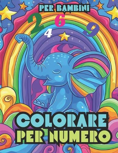 colorare per numero per bambini