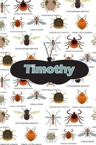 Timothy: Insect Themed Comprehensive Garden Notebook with Garden Record Diary, Garden Plan Worksheet, Monthly or Seasonal Planting Planner, Expenses, Chore L