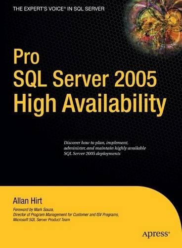 Pro SQL Server 2005 High Availability