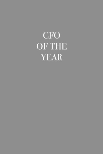 CFO of the Year: 6x9 Journal Grey with White Text