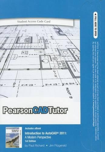 CADTutor -- Valuepack Access Card -- for Introduction to AutoCAD 2011: A Modern Perspective