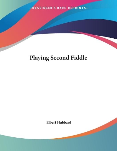 Playing Second Fiddle