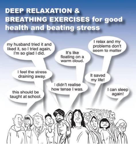 Deep Relaxation and Breathing Exercises for Good Health and Beating Stress