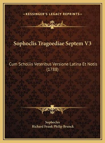 Sophoclis Tragoediae Septem V3
