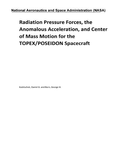 Radiation Pressure Forces, the Anomalous Acceleration, and Center of Mass Motion for the Topex/Poseidon Spacecraft