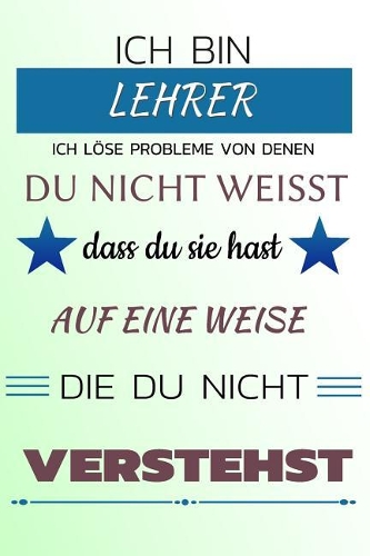 Ich Bin Lehrer Ich L