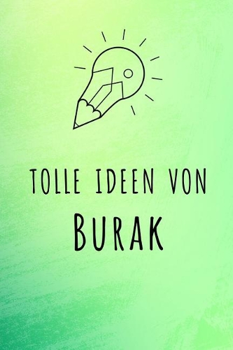 Tolle Ideen von Burak: Kariertes Notizbuch mit 5x5 Karomuster für deinen Vornamen