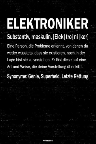 Elektroniker Notizbuch