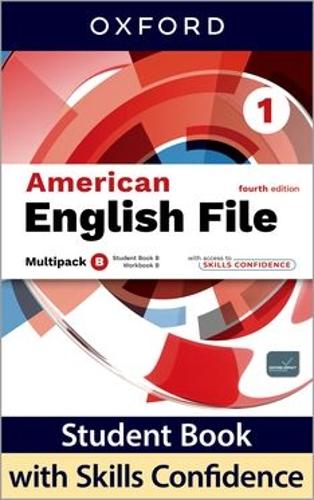 American English File fourth edition Level 1 Student Book & Workbook with access to Skills Confidence multi-pack B