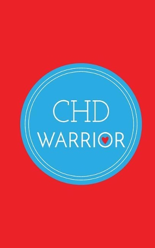 CHD Warrior: College Lined Notebook Journal with hearts on back cover, 5 in x 8 in, 50 sheets / 100 pages